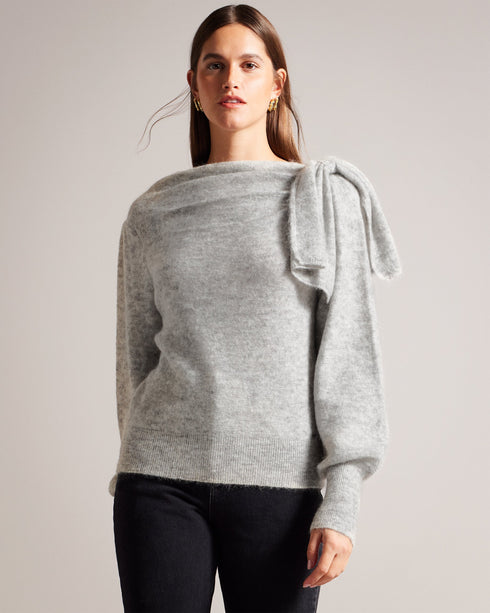 LARBOW-Knitwear-Statement Bow Sweater- Ted Baker Romania